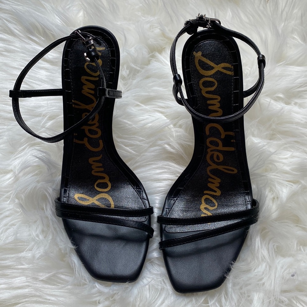 EUC Sam Edelman Ankle Strap Heels 7.5
